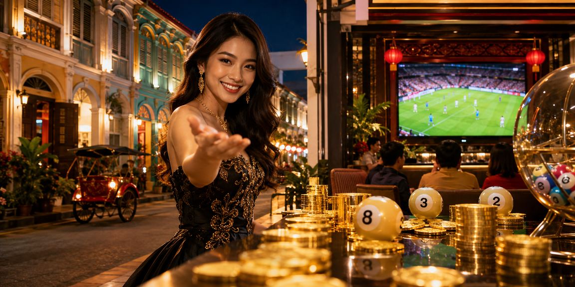 Pertaruhan bola sepak gaya Melayu di Pulau Pinang dengan suasana perlawanan langsung